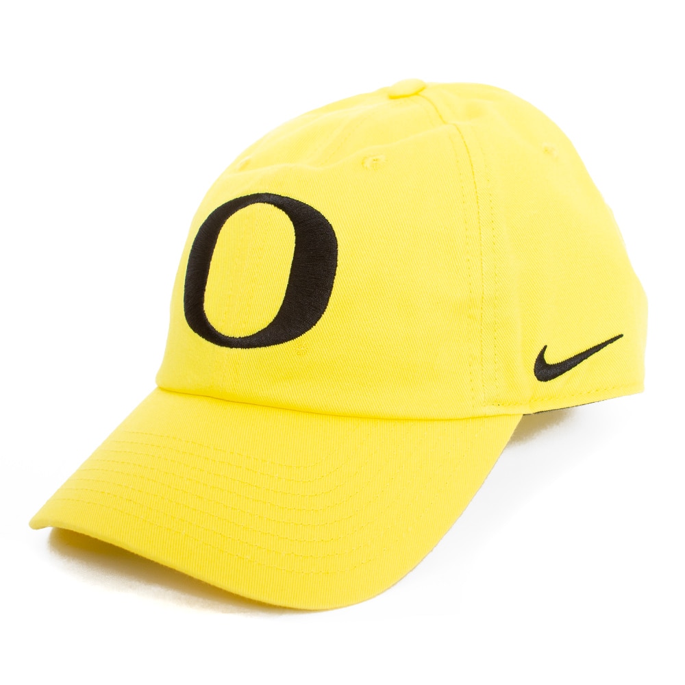 Classic Oregon O, Nike, Yellow, Curved Bill, Performance/Dri-FIT, Accessories, Unisex, Unstructured, Club, Basic, Adjustable, Hat, 897216
